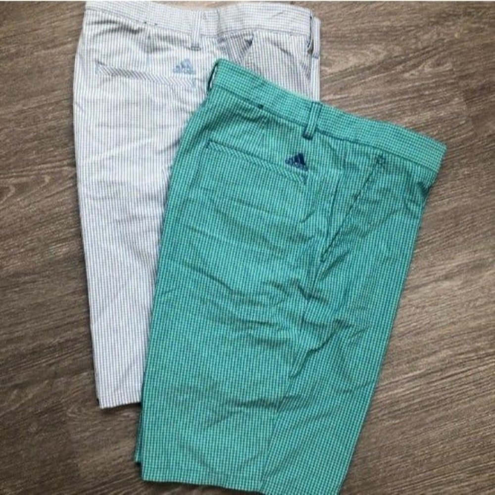 Lot of Adidas Checkered Golf Shorts S-34.